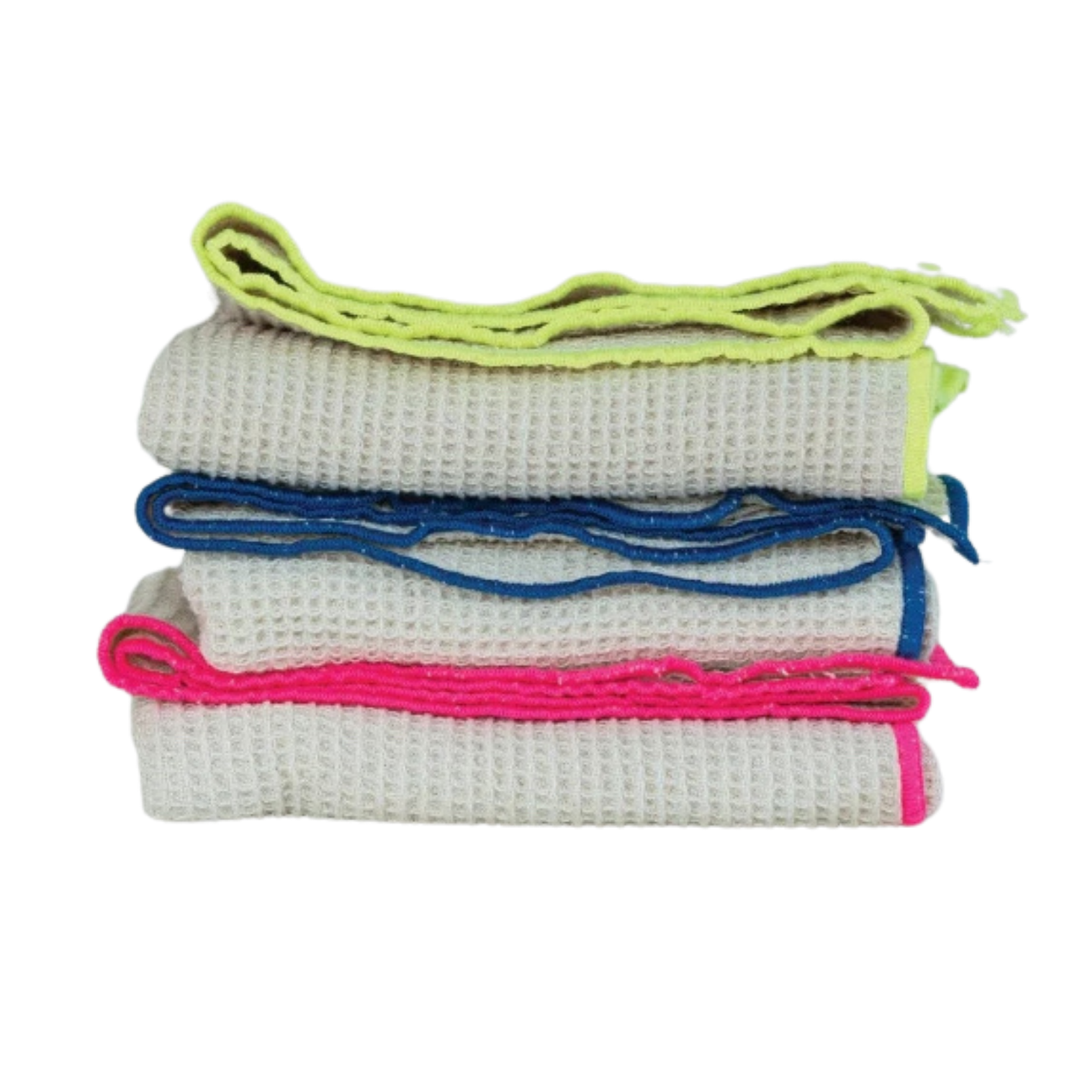 WAFFLE WEAVE TEA TOWEL Set