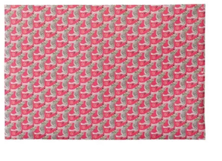 RED ZEBRA Gift Wrap