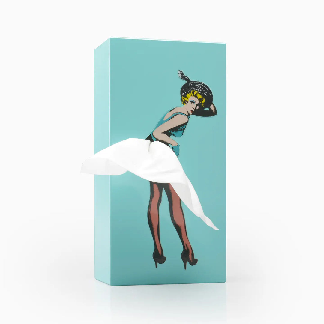 BETTY FLYING SKIRT Tissue Box