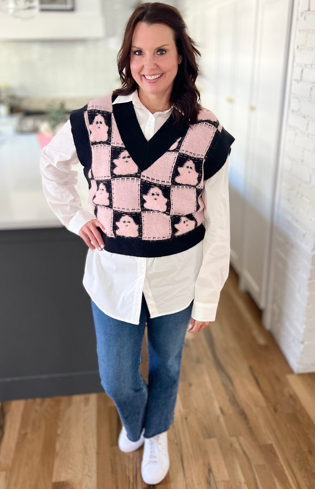 HEY BOO Sweater Vest