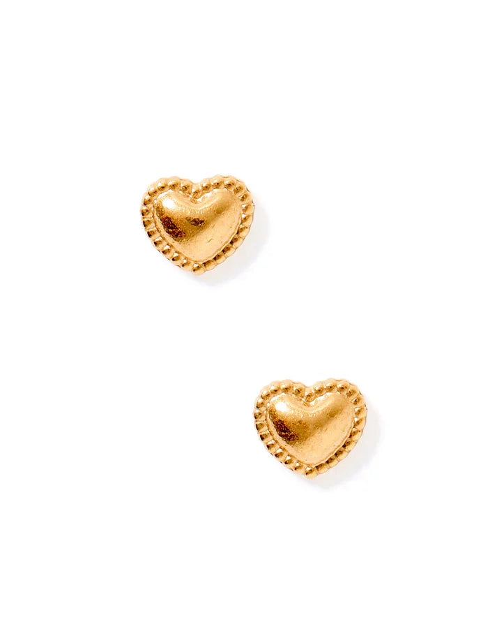 VIOLET HEART NAP STUDS