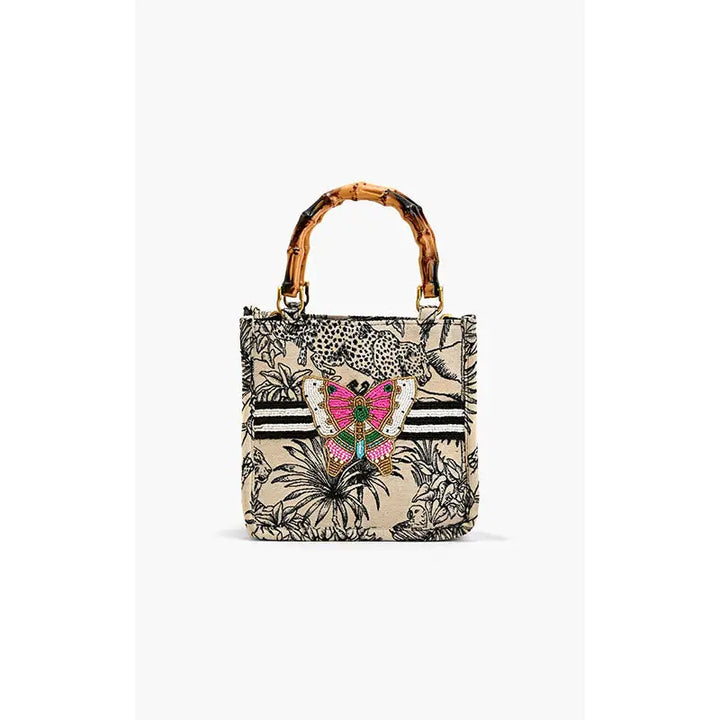 BUTTERFLY EFFECT Beaded Handbag