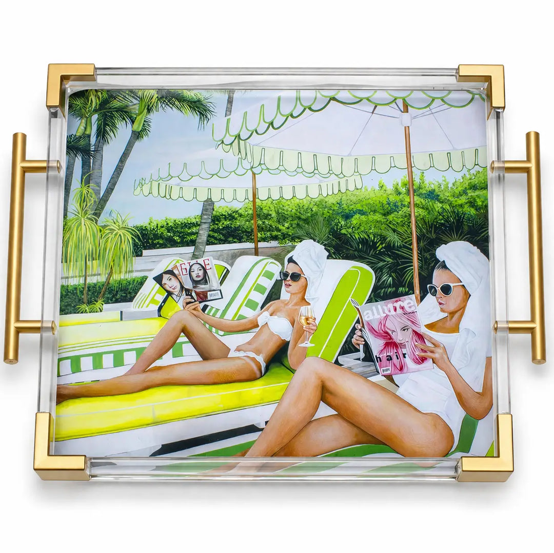 POOLSIDE Glam Tray
