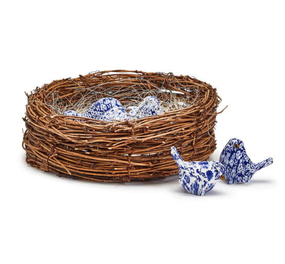 CHINOISORIE Blue Robin