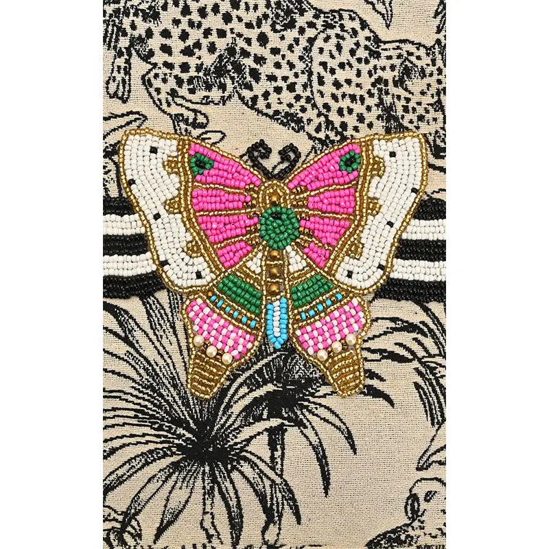 BUTTERFLY EFFECT Beaded Handbag