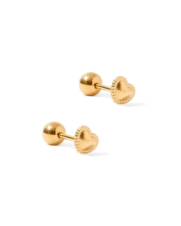 VIOLET HEART NAP STUDS