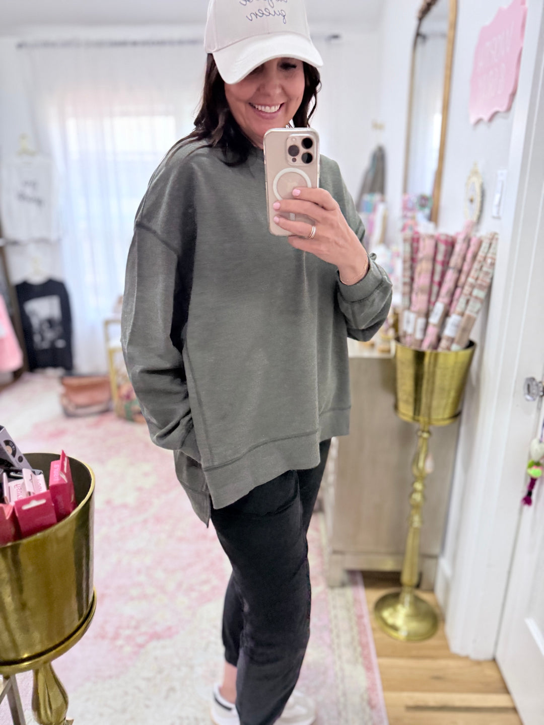 MODERN WEEKENDER Crew-Neck