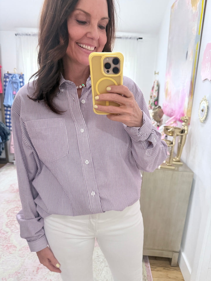THE PURPLE STRIPE Shirt