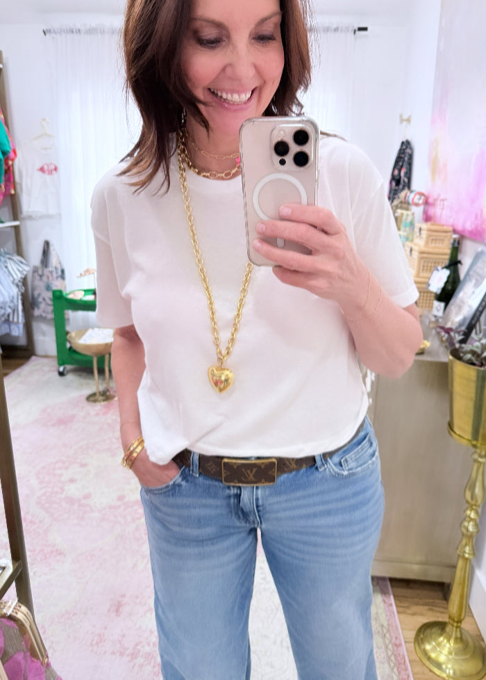 THE BASIC CROPPED TEE