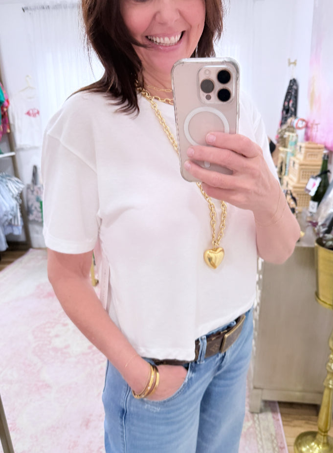 THE BASIC CROPPED TEE