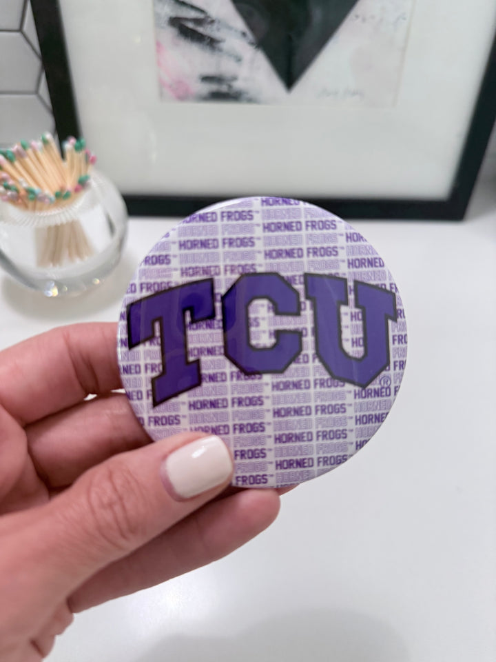 TCU GAME DAY BUTTONS
