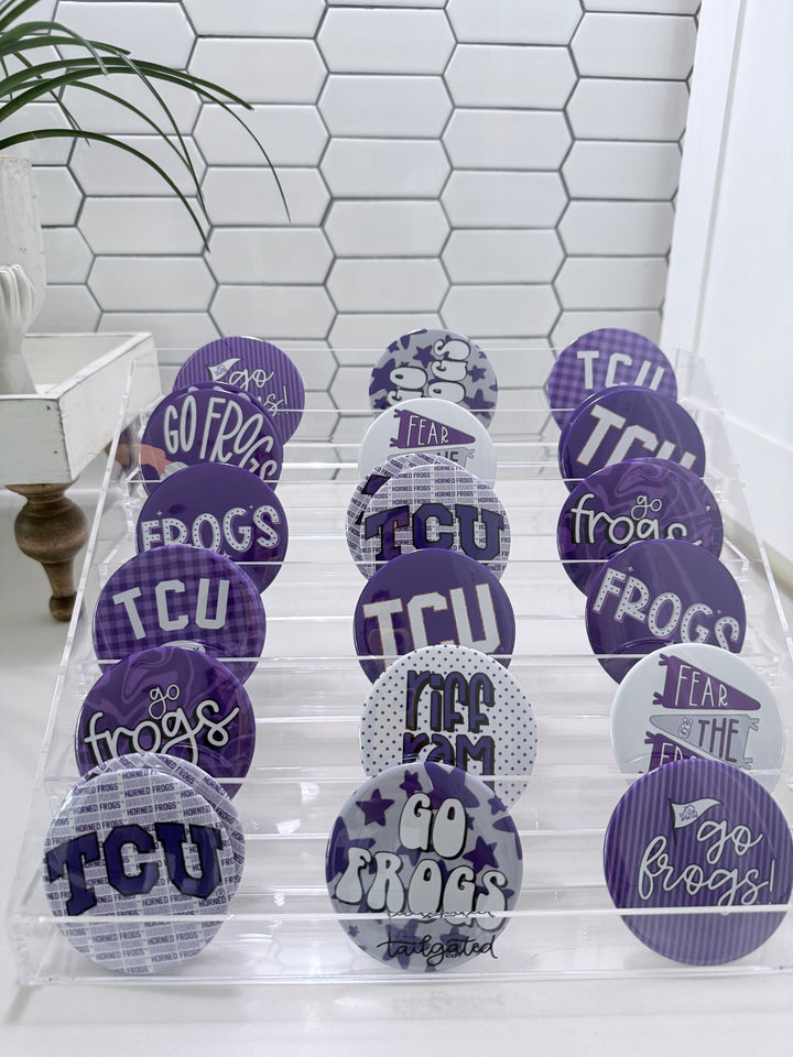 TCU GAME DAY BUTTONS