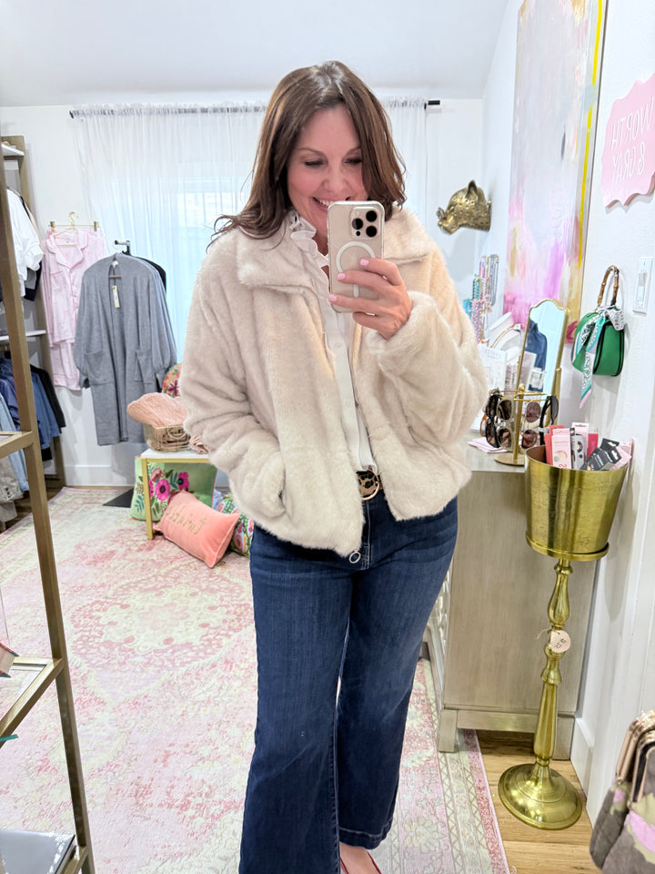 AMETHYST Faux Fur Jacket