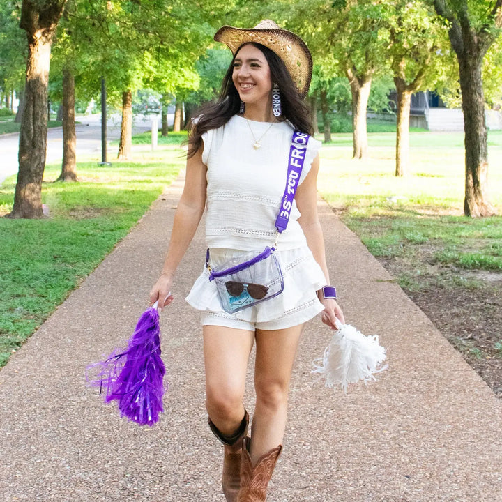 TCU Purse Strap