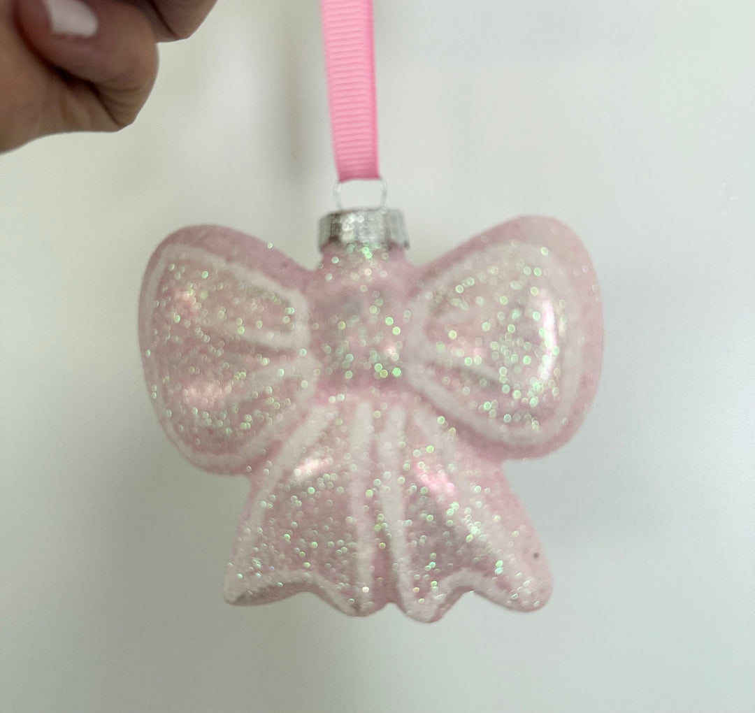 PINK BOW Ornament