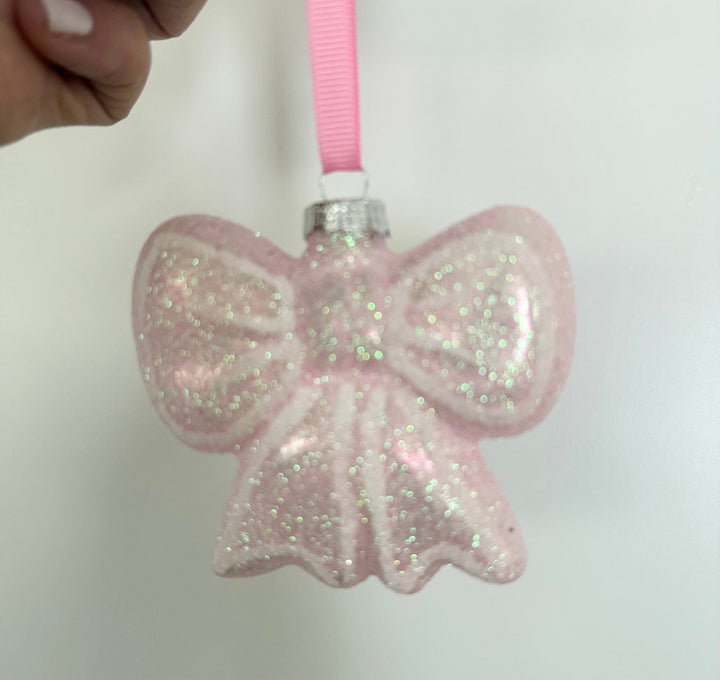 PINK BOW Ornament