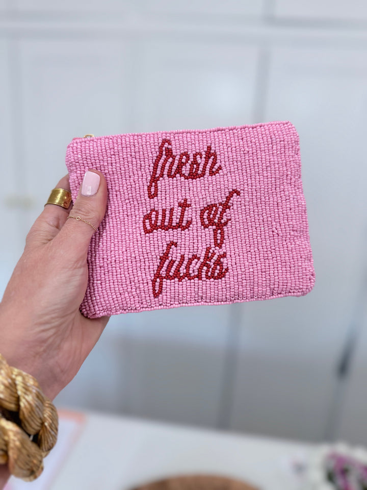 BEADED COIN PURSE